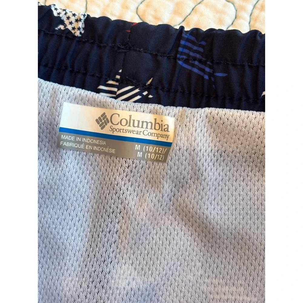Columbia PFG Boys Fish Print Swim Shorts Size‎ Medium Medium